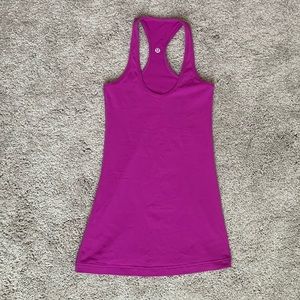 Lululemon size 2 Cool Racerback Magenta Pink